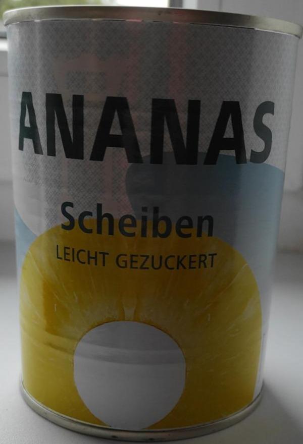 Fotografie - Ananas Scheiben leicht gezuckert