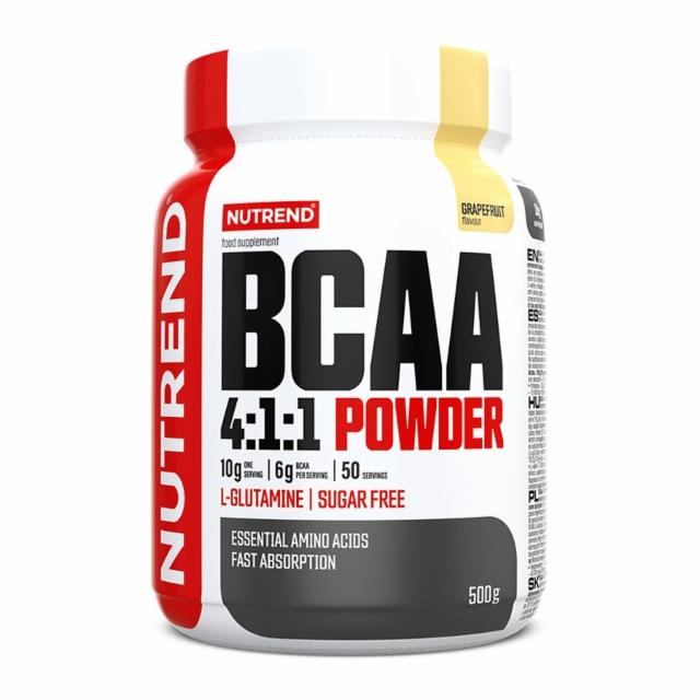 Fotografie - BCAA 4:1:1 energy powder grapefruit flavour (grep) Nutrend