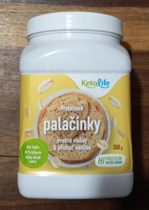 Fotografie - Proteinové palačinky ovesné vločky & příchuť vanilka Ketolife