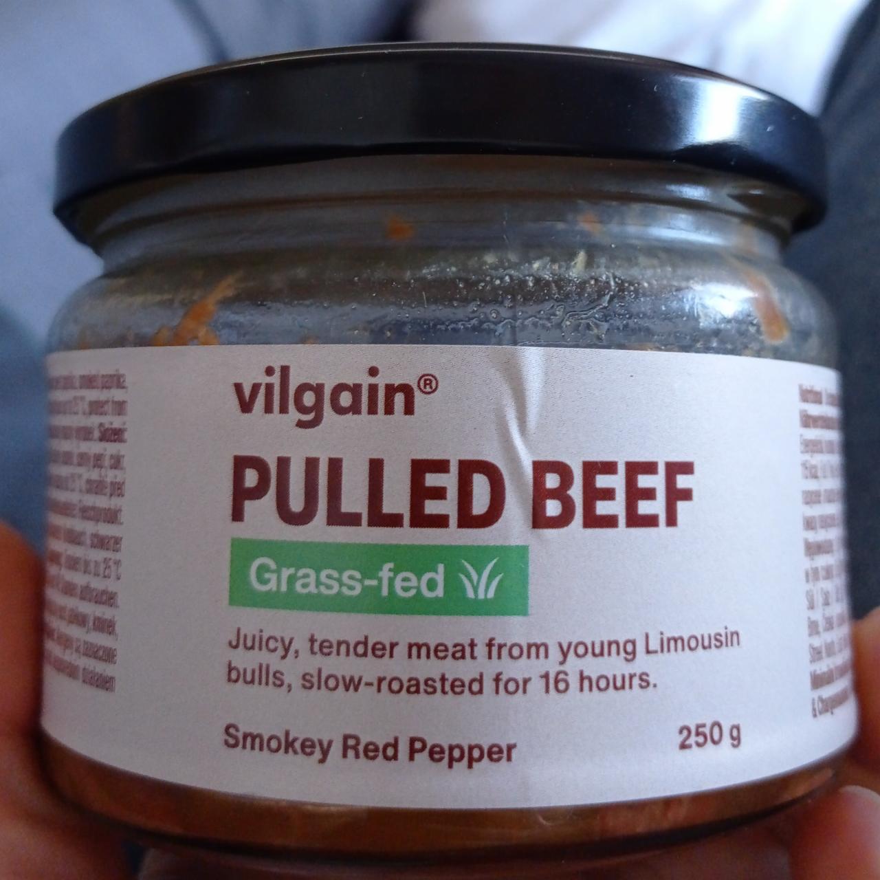 Fotografie - Pulled beef grass-fed smokey red pepper Vilgain