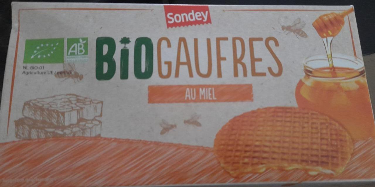 Fotografie - Bio Gaufres au miel Sondey