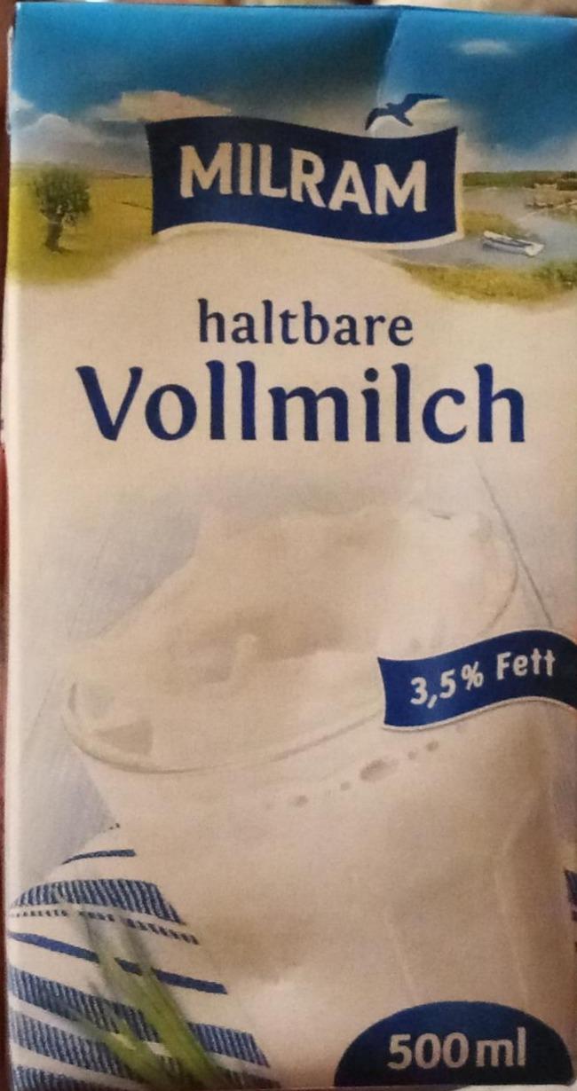 Fotografie - Vollmilch haltbare Milram