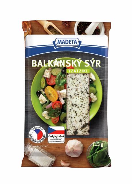 Fotografie - Balkánský sýr tzatziki Madeta