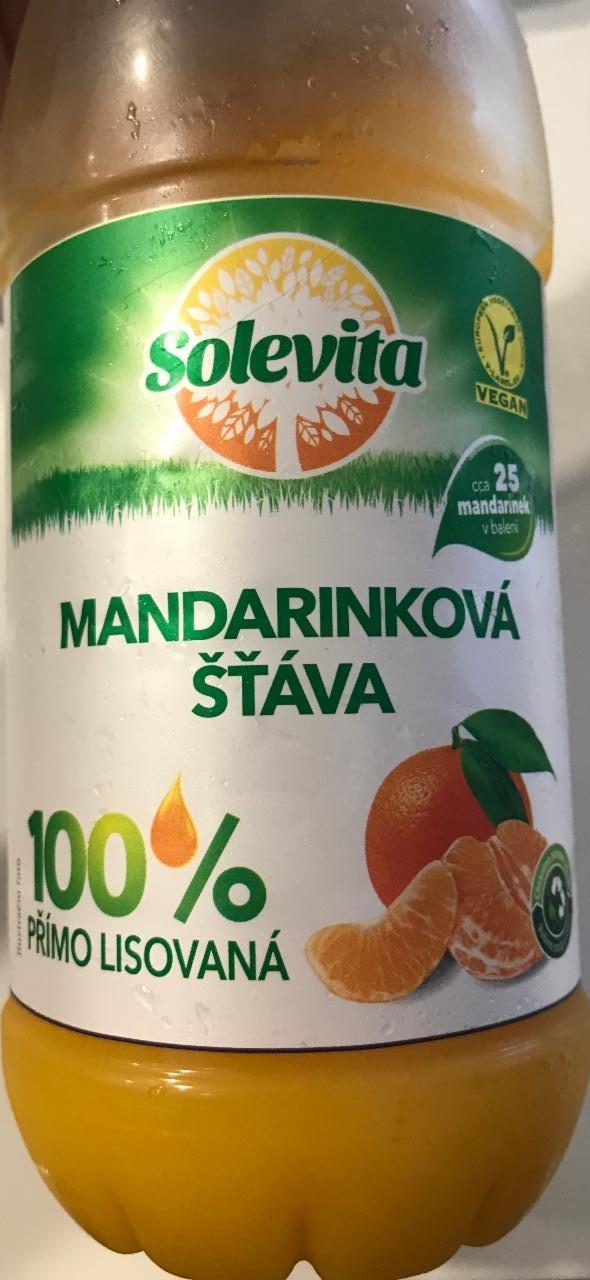 Fotografie - Mandarinková šťáva 100% Solevita