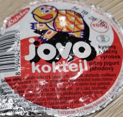 Fotografie - jovo koktejl jahodový