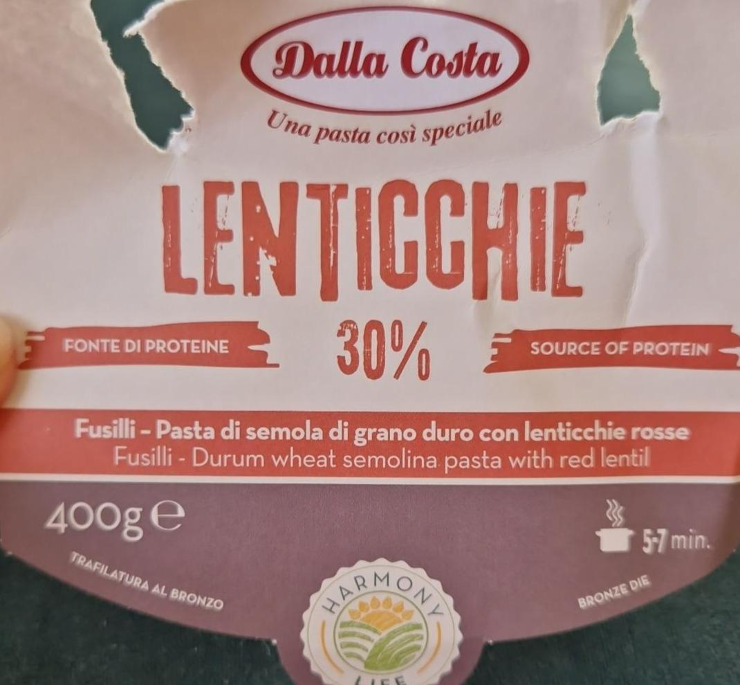 Fotografie - Lenticchie Fusilli Dalla Costa