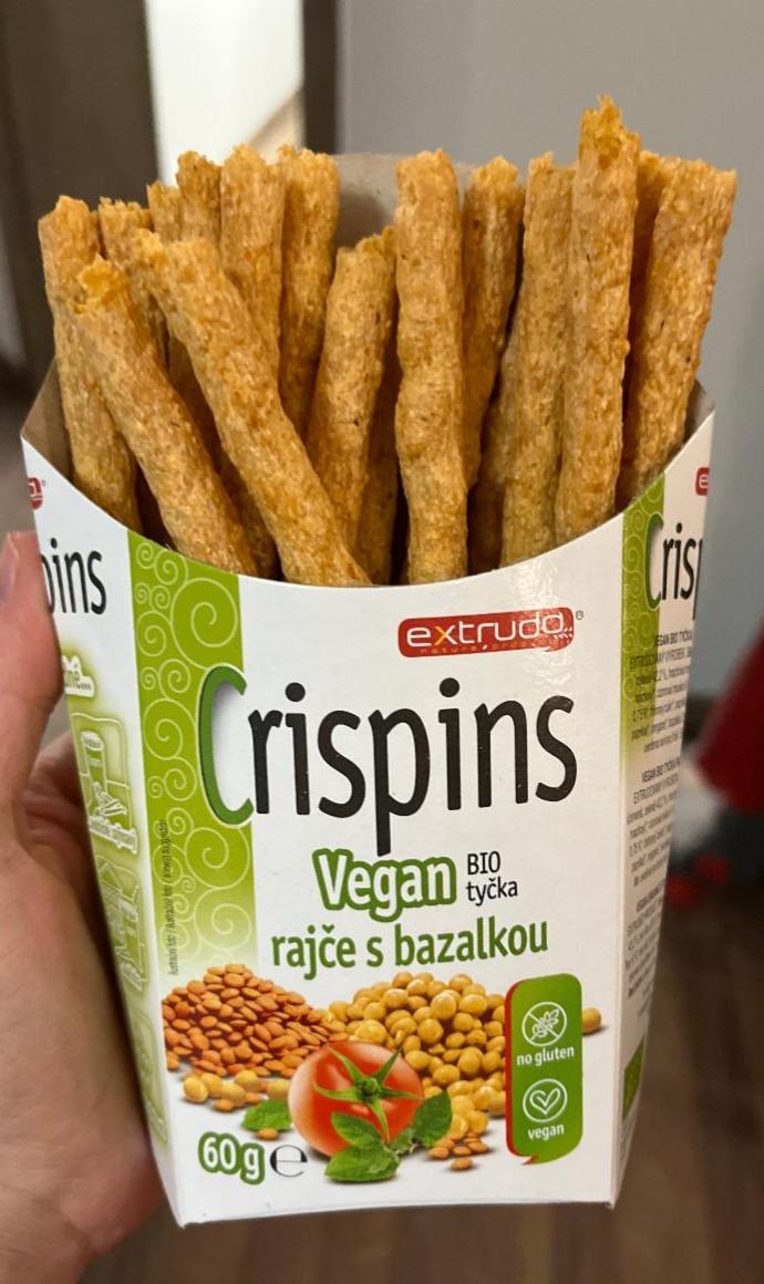 Fotografie - Crispins Vegan rajče s bazalkou Extrudo