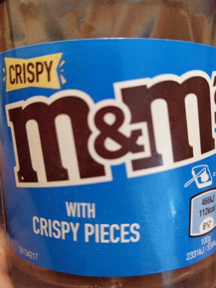 Fotografie - Crispy with crispy pieces M&M's