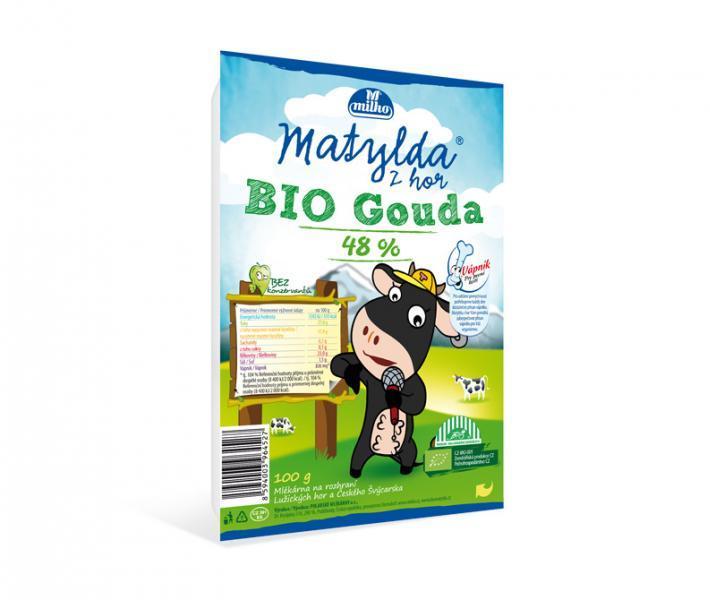 Fotografie - Matylda bio gouda 48% Milko