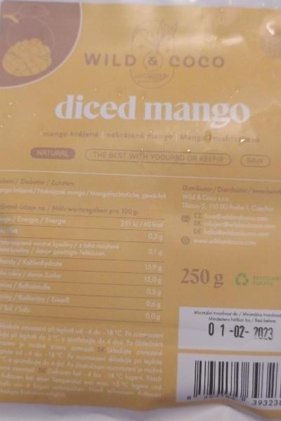 Fotografie - Diced mango Wild & Coco