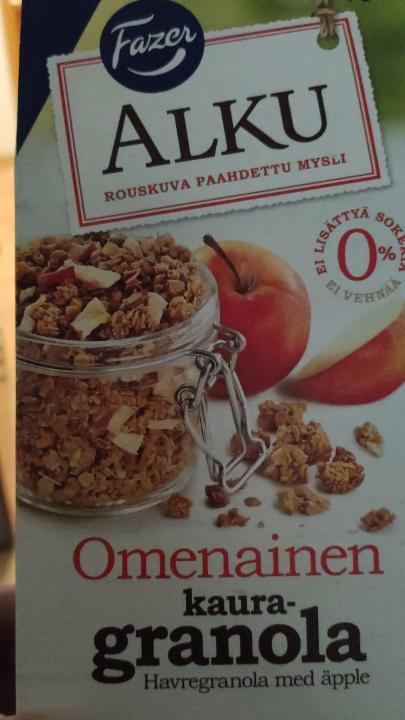 Fotografie - Alku Omenainen kaura granola