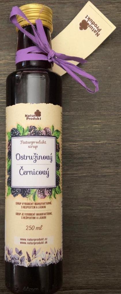 Fotografie - Sirup Ostružinový černicový NaturProdukt