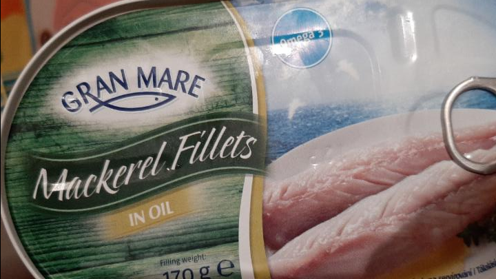 Fotografie - Mackerel Fillets in oil Gran Mare