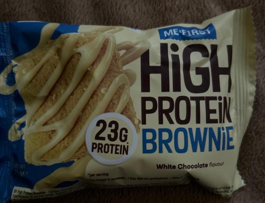 Fotografie - High Protein Brownie White Chocolate flavour Me:First