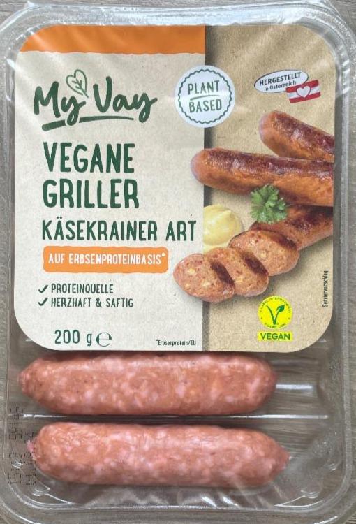 Fotografie - Vegane griller käsekrainer art My Vay