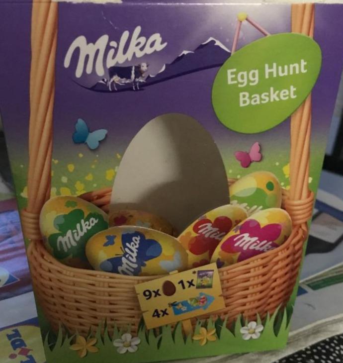 Fotografie - Egg Hunt Basket Milka