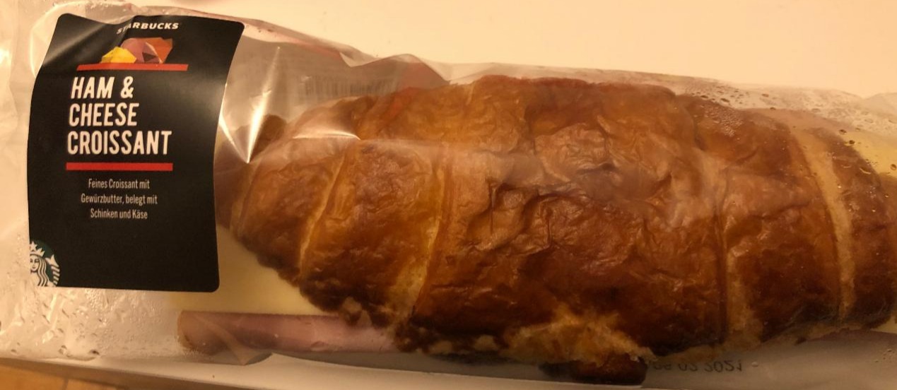 Fotografie - Starbucks Ham & Cheese Croissant