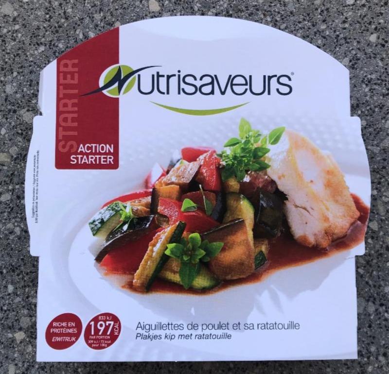 Fotografie - Aiguillettes de poulet et sa ratatouille Nutrisaveurs