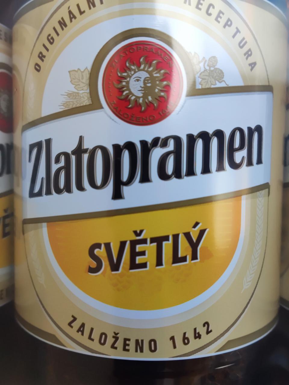 Fotografie - Zlatopramen světlý 3,8 %