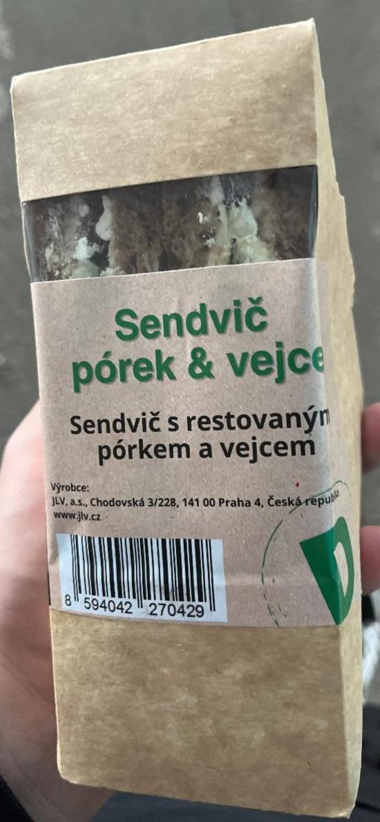 Fotografie - Sendvič pórek & vejce JLV