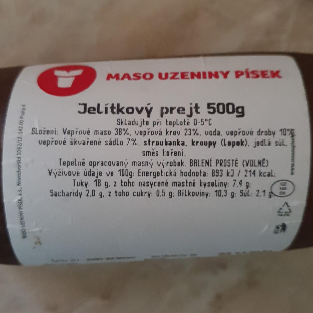 Fotografie - Jelítkový prejt Múúú Maso uzeniny písek