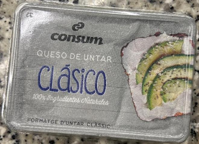 Fotografie - Queso de untar clásico Consum