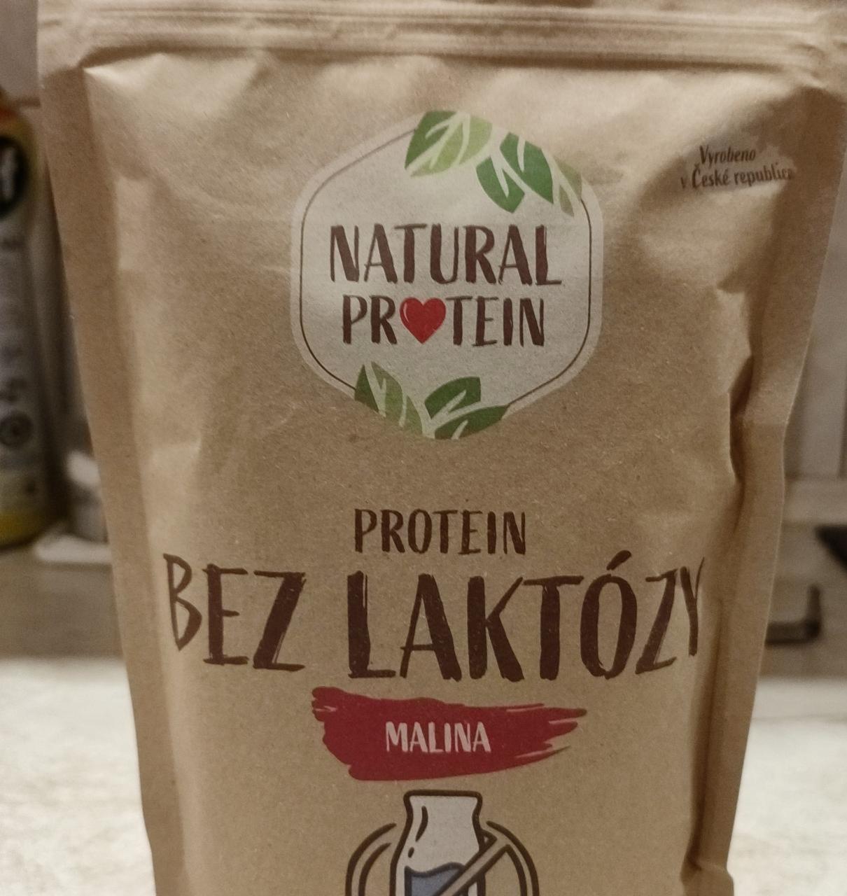 Fotografie - Protein bez laktózy Malina Natural Protein