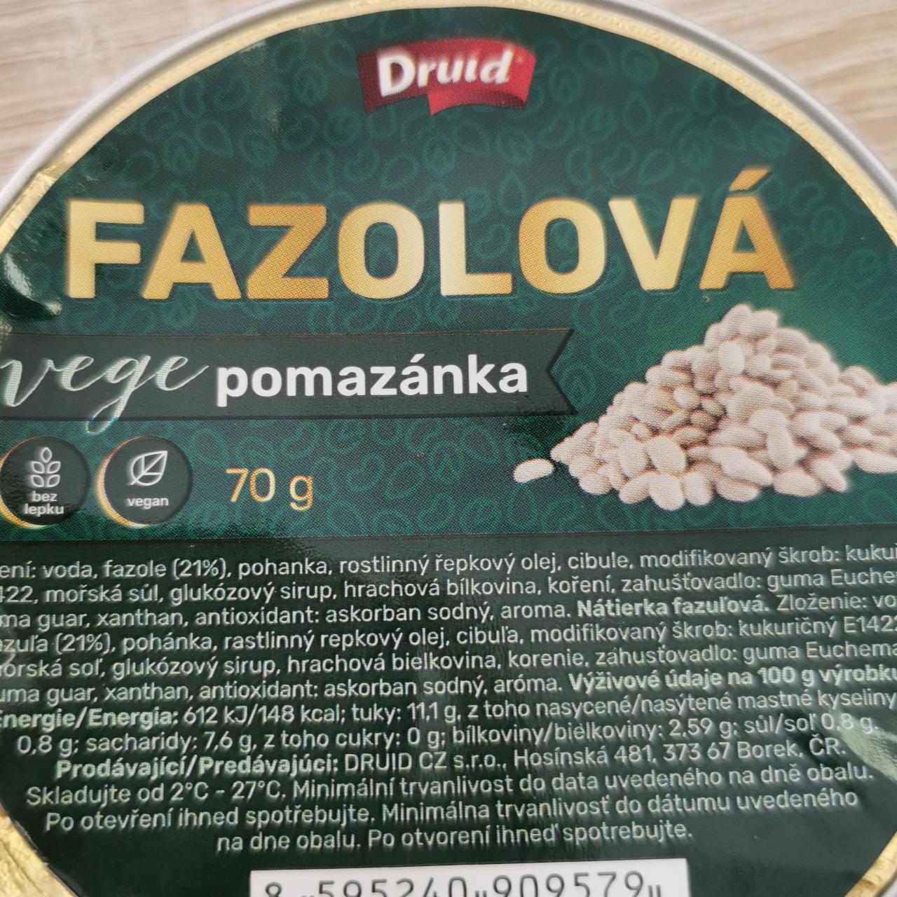 Fotografie - Fazolová vege pomazánka Druid