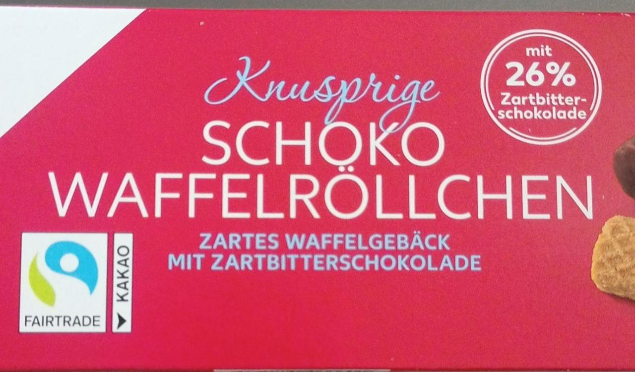 Fotografie - Knusprige Schoko Waffelröllchen K-Classic