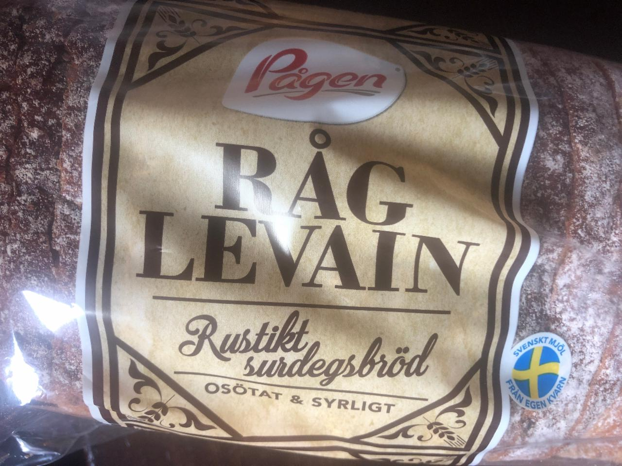 Fotografie - Råg Levain Pågen