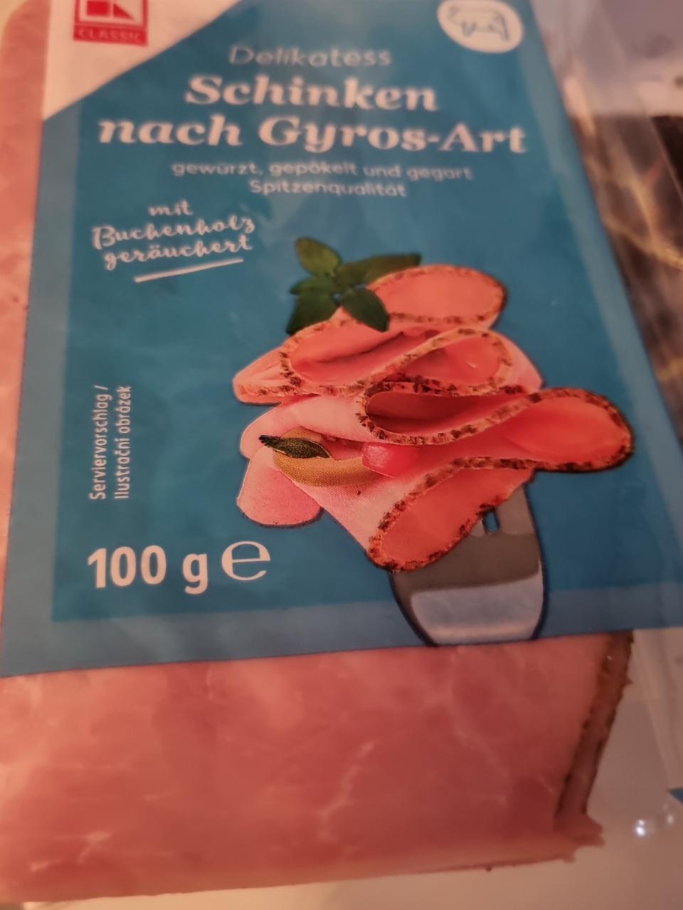 Fotografie - Schinken nach Gyros Art