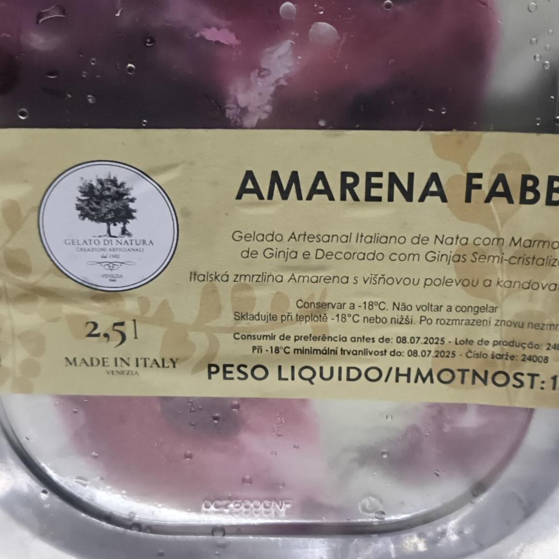 Fotografie - Amarena fabbri Gelato di Natura