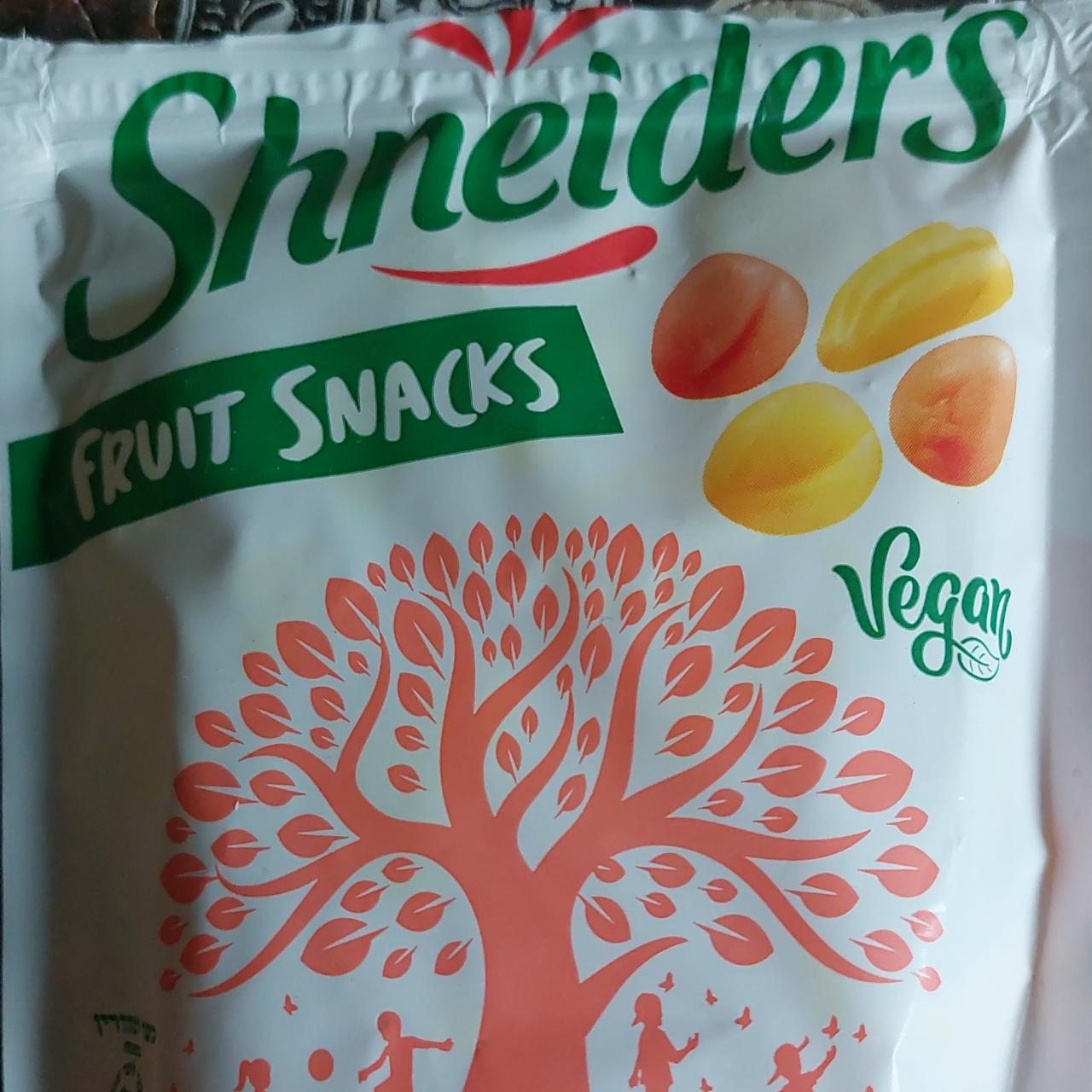 Fotografie - Vegan Fruit Snacks Chewy Tutti Frutti Shneider's