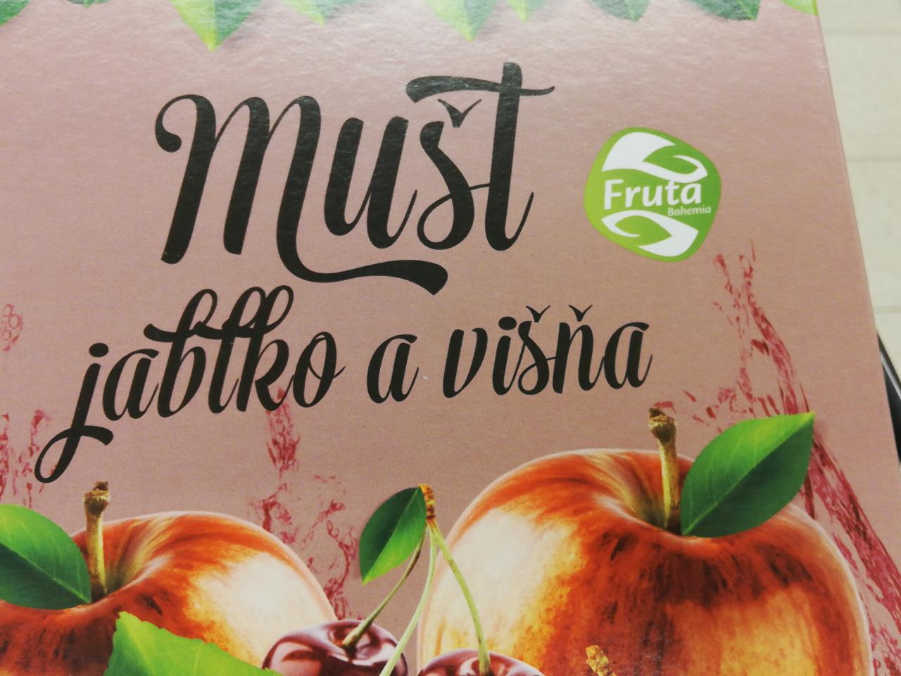 Fotografie - Mošt jablko a višeň Fruta