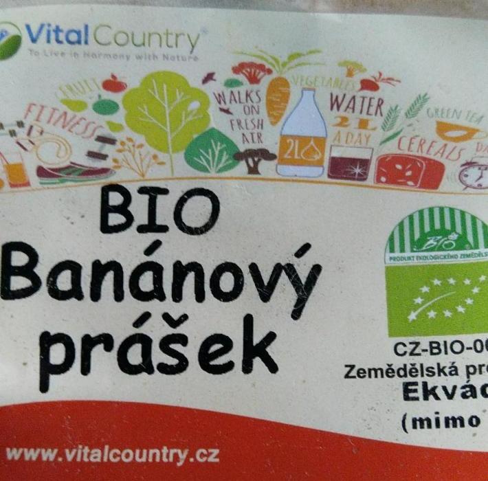 Fotografie - Bio banánový prášek VitalCountry