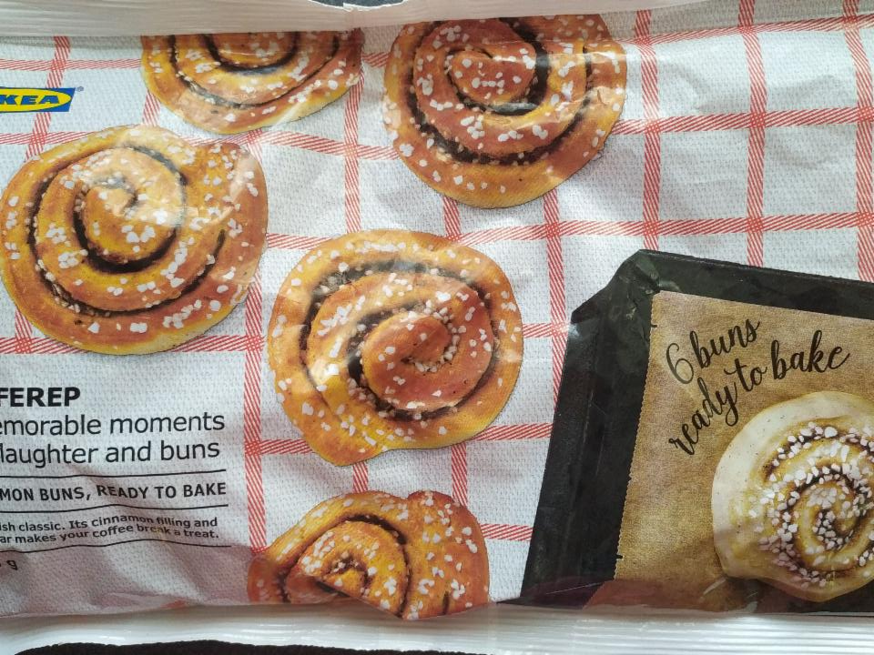 Fotografie - Kafeerep cinnamon buns skořicoví šneci IKEA