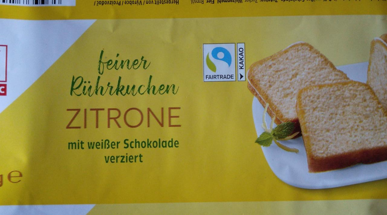 Fotografie - beiner Ruhrkuchen ZITRONE