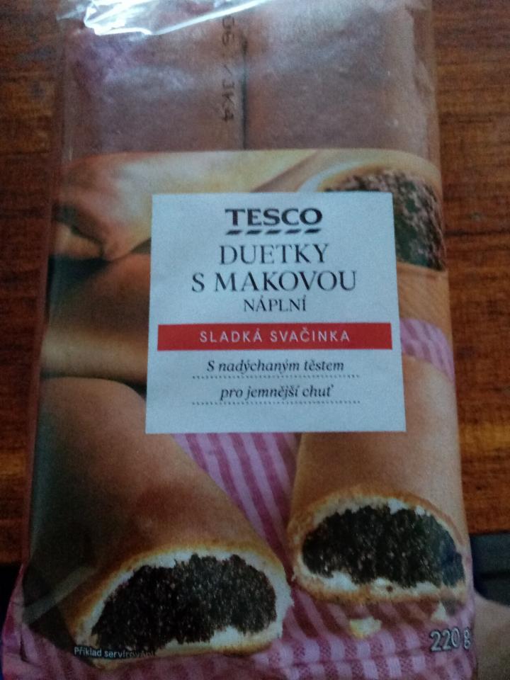 Fotografie - Duetky s makovou naplní Tesco