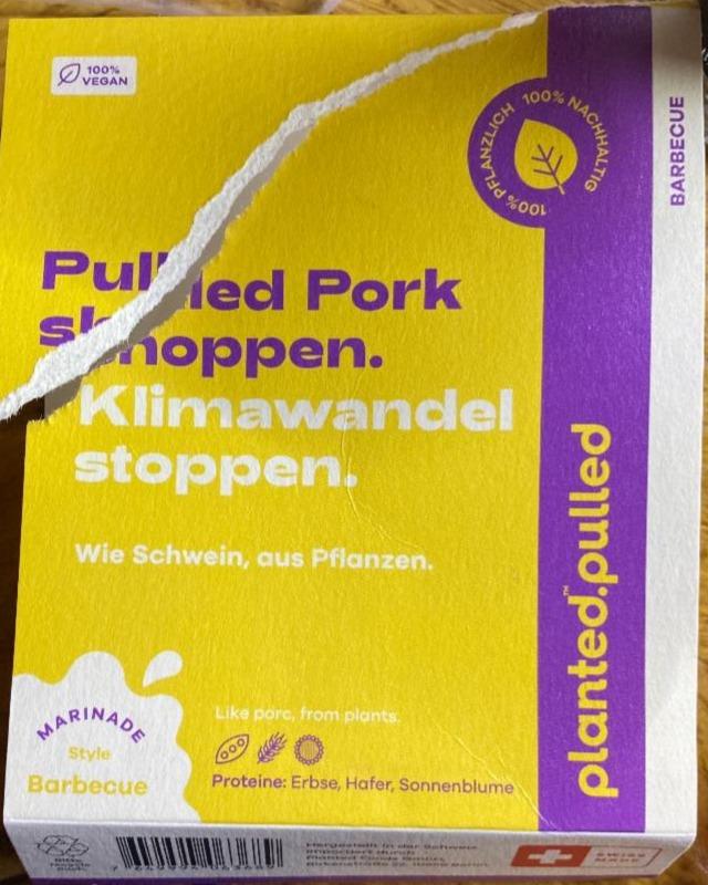 Fotografie - pulled pork shoppen. Klimawandel stoppen