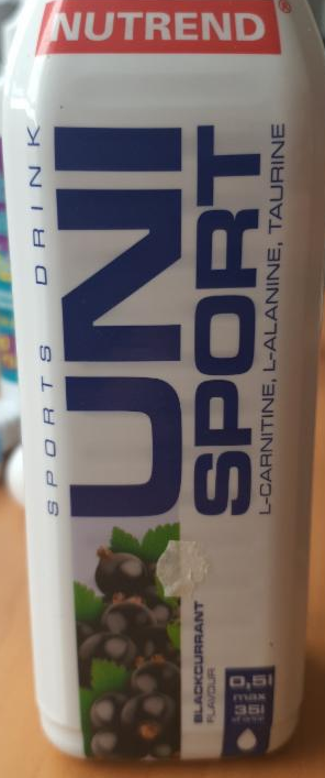 Fotografie - sport drink uni sport černý rybíz