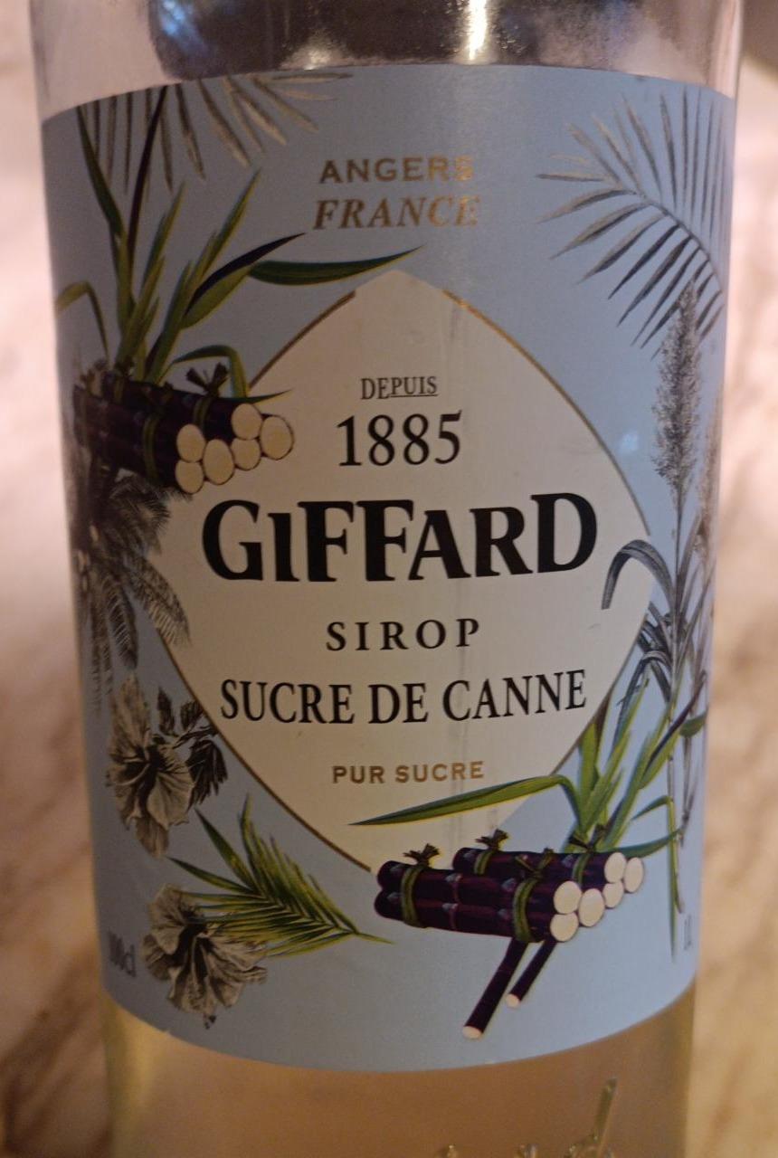 Fotografie - Sirop sucre de canne Giffard