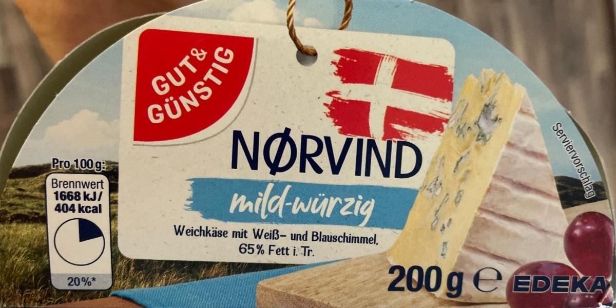 Fotografie - Nørvind mild-würzig Gut&Günstig