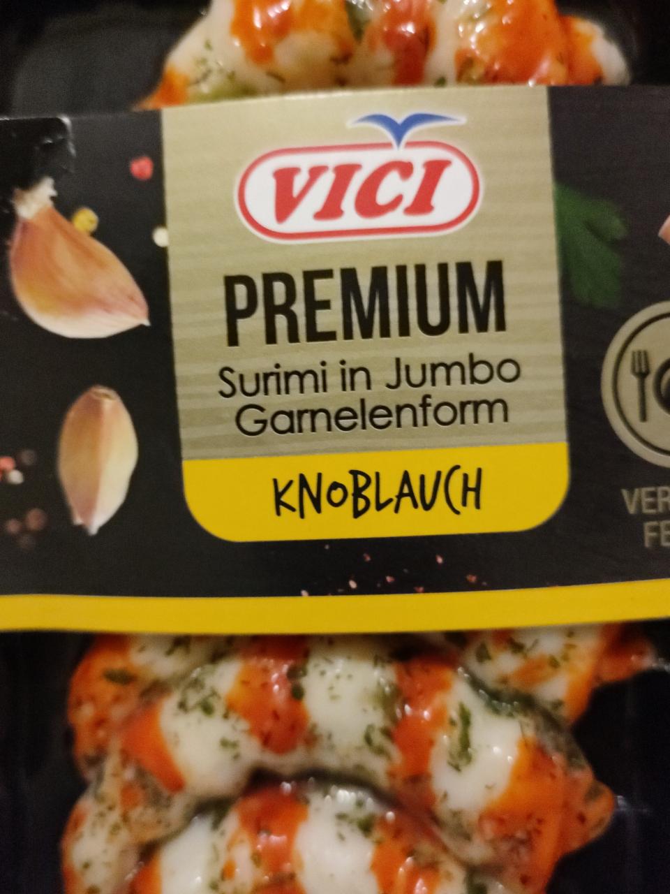 Fotografie - Surimi in Jumbo Gamelenform Knoblauch