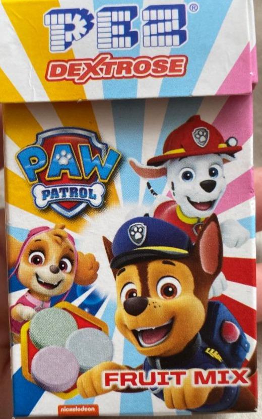 Fotografie - Pez dextrose fruit mix Paw Patrol