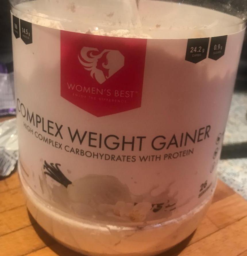 Fotografie - Complex Weight Gainer vanilla Women's Best