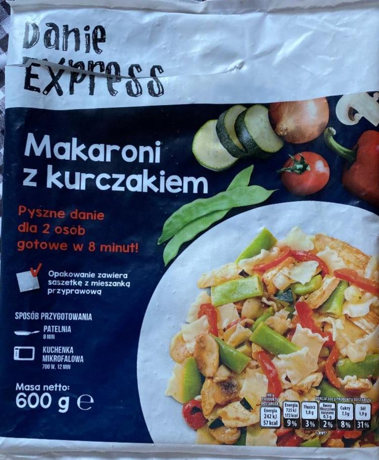 Fotografie - Makaroni z kurczakiem Danie Express