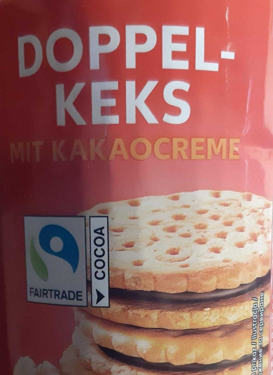 Fotografie - Doppel Keks mit Kakaocreme K-Classic