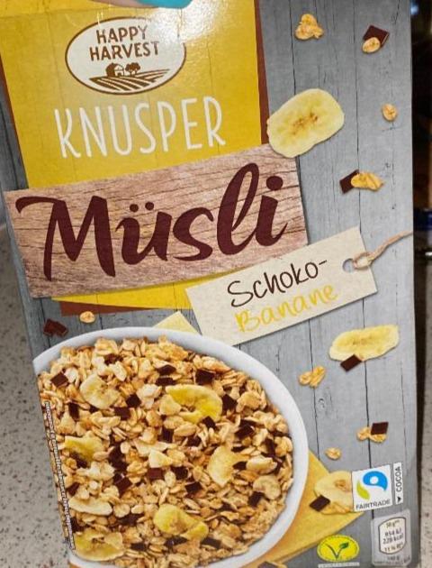 Fotografie - Knusper Müsli Schoko-Banane Happy Harvest