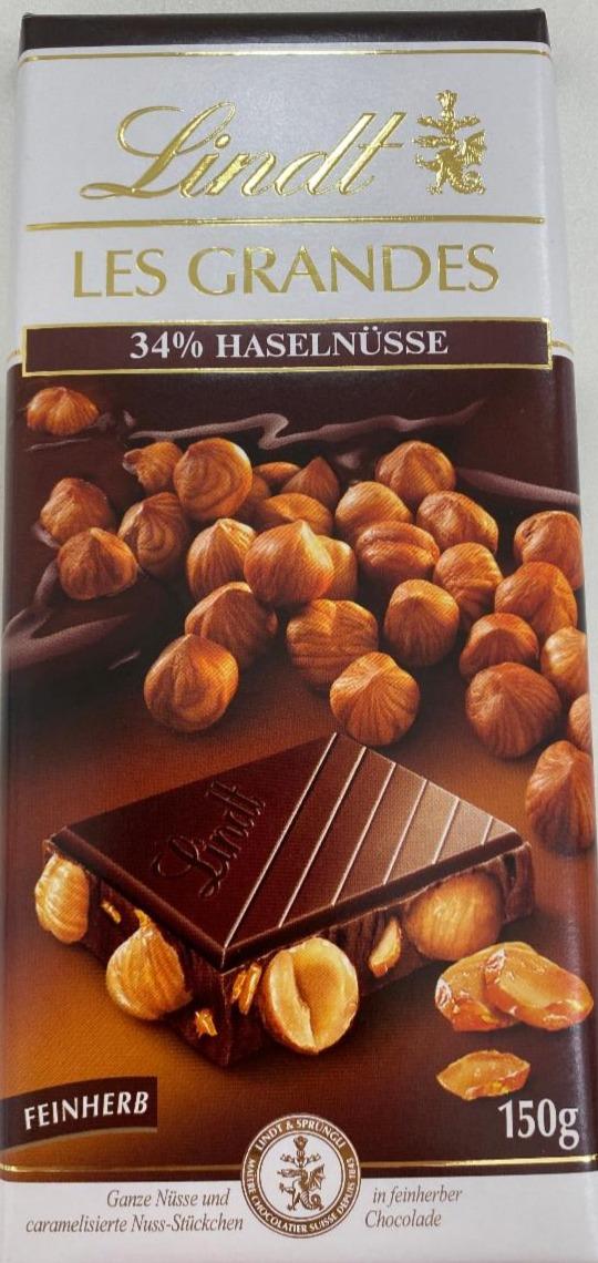 Fotografie - Les Grandes 34% Haselnüsse Lindt