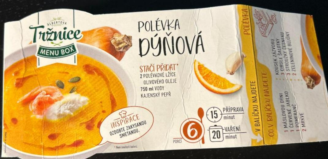 Fotografie - Polévka dýňová Albertova Tržnice